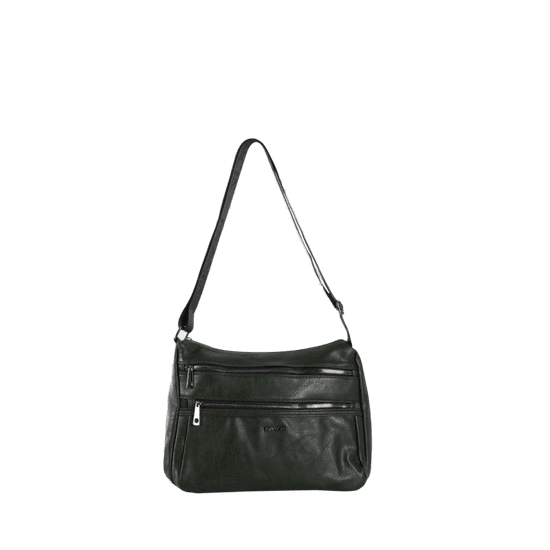 F & B Dámská kabelka s popruhy z ekokůže CHANTALE tmavě zelená OW-TR-F539-1_391091