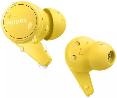  bezdrátová pohodlná sluchátka do uší philips tat1207 pěkný zvuk dynamické měniče nabíjecí pouzdro odolnost potu i vodě handsfree režim mikrofon 