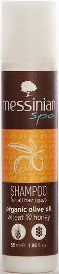 Messinian Spa Šampón pro všechny typy vlasů pšenice & med 55 ml