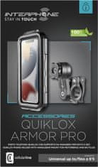 Interphone voděodolné pouzdro INTERPHONE Armor Pro Quiklock 6,5" černé