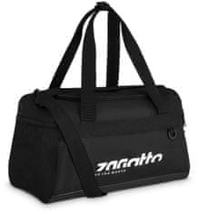 ZAGATTO Sportovní/cestovní taška, dámská unisex pánská, 40x25x25 cm, 25L, víkendová fitness taška, taška do posilovny, taneční taška, s nastavitelným ramenním popruhem s obalem, černá, ZG752