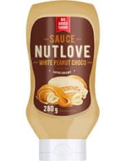 AllNutrition NUTLOVE Sauce 280 g, Crunch (arašídový krém a kakao s kousky arašídů)