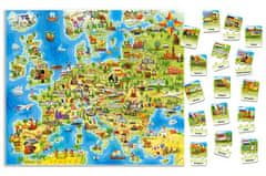 Castorland Puzzle Evropa 180 + 32 dílků