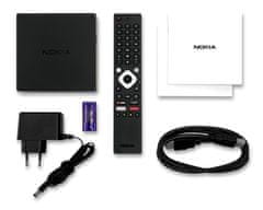 Nokia android box 8000/ 4K Ultra HD/ NETFLIX/ 02 TV/ HDMI/ USB 3.0/ USB-C/ USB 2.0/ BT/ Wi-Fi/ LAN/ Android TV 10/ černý