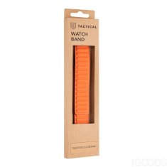 Tactical Loop kožený řemínek pro Apple Watch 40mm, Barva Šedá 45mm Oranžová