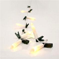 Eurolamp SA Sada 10 LED bateriových svíček, barva teplá bílá, 1 ks