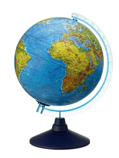 Alaysky's Globe Reliéfní fyzický glóbus, popisky ve slovenštině 32 cm