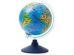 Alaysky's Globe Alaysky Globe 32 cm Zoogeografický bezkabelový glóbus pro děti s LED podsvícením