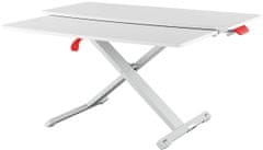 Leitz Konvertor stolu Ergo Cosy pro práci ve stoje s výsuvnou deskou šedý