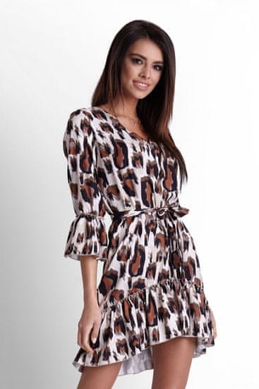 Ivon Dámské šaty Dorita leopard