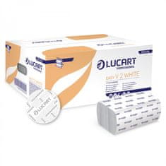 Lucart Professional Lucart Easy V 2 White - papírové ručníky, 20 ks