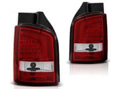TUNING TEC  Zadní světla VW T5 04.2003-2009 červeno-bílé LED BAR