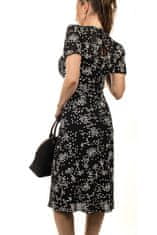 Michael Kors dámské šaty černé s kytičkami Velikost: XS