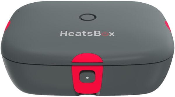 Faitron HeatsBox STYLE+ chytrý vyhřívaný obědový box ohřívání jídla ohřívání obědu ohřev pokrmu na cestách ohřev pokrmu v práci ohřev bez mikrovlnky bez zráty vitamínů teplé stravování kravičky ohřevný box kvalitní materiály rovnoměrné prohřátí pokrmu ideální teplota teplé obědy smart domácnost ovládání mobilní aplikací doprovodná aplikace Bluetooth 5.0