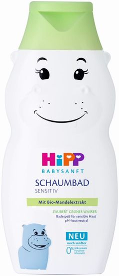 HiPP Babysanft dětská koupel "Hroch" 300 ml