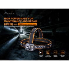 Fenix Čelovka HP25R V2.0 - 1600 lm, součástí akumulátor 5000 mAh