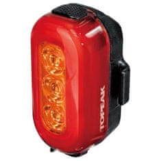 Topeak Světlo Tailux 100 USB - zadní, integrovaný akumulátor 700 mAh, červená-žlutá