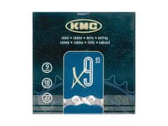 KMC Řetěz X-9 - balený, stříbrno-šedá (9s)