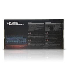 Crono CK2115 - herní klávesnice se 3 barvami podsvětlení, USB, CZ / SK, černá