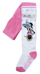 Eplusm Dívčí punčochy Heart Minnie Mouse Ružová 104 – 110 / 4–5 rokov