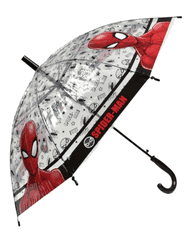 Eplusm Automatický transparentní deštník Red Spider-man