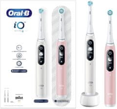 Oral-B magnetický zubní kartáček iO Series 6 Due White/Pink Sand