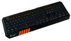 Canyon Herní klávesnice HAZARD GK-6 US layout, drátová, mechanická se svetelnými efekty, 104 kláves, 10 typu podsvícení