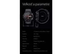 Bomba Sportovní PRO smart hodinky s handsfree 400mAh K22 Barva: Zelená