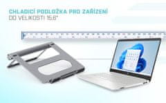 I-TEC Metal Cooling Pad for notebooks (up-to 15.6”)