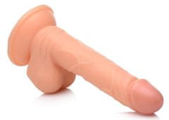 Xcock Realistický penis, dildo s varlaty a přísavkou