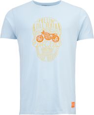 Pull-in triko MOTOR modro-oranžové S