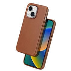 Dux Ducis Naples MagSafe kožené pouzdro na iPhone 14 6.1" Brown