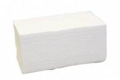 Papírové ručníky ZZ bílé 2 vrstvé 150 ks