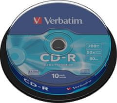 Verbatim CD-R80 700MB/ 52x/ Extra Protection/ 10pack/ spindle