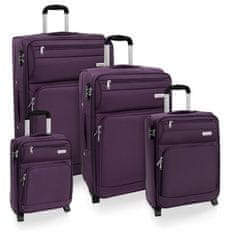 AVANCEA® Sada cestovních kufrů GP9196 fialová 2W XS,S,M,L