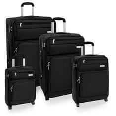 AVANCEA® Sada cestovních kufrů GP9196 černá 2W XS,S,M,L