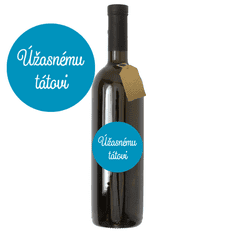 MojeParty Dárkové víno Úžasnému tátovi - Sauvignon