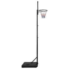Greatstore Basketbalový koš s průhlednou deskou 280–350 cm polykarbonát