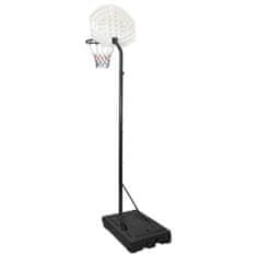 shumee Basketbalový koš bílý 282–352 cm polyethylen