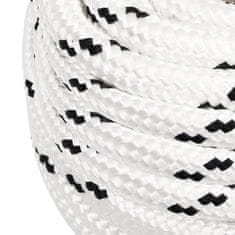 Greatstore Pracovní lano bílé 18 mm 100 m polyester
