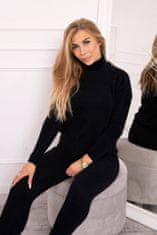 Kesi Dámská dvoudílná sada svetru a kalhot ala alpaka Essential černá univerzální
