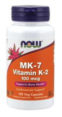 NOW Foods MK-7 Vitamin K2, 100 mcg, 120 rostlinných kapslí