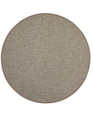 Vopi Kusový koberec Nature světle béžový kruh 57x57 (průměr) kruh