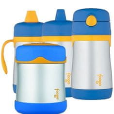 Thermos Dětská termoska (úroveň 1,2,3) + Termoska na kojeneckou výživu Termoska 0,29l - modrá