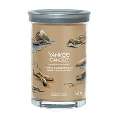 Yankee Candle Aromatická svíčka Signature tumbler velký Amber & Sandalwood 567 g