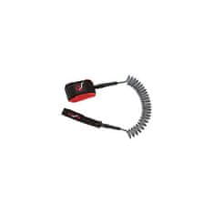 leash COASTO Coiled 10' 8mm black/red BLACK/RED One Size