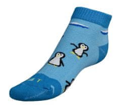 Bellatex Ponožky nízké Tučňák - 43-46 - modrá