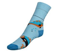 Bellatex Ponožky Ryby - 39-42 - modrá