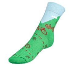 Bellatex Ponožky Kolo 2 - 39-42 - zelená, modrá