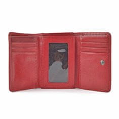 COSSET červená dámská peněženka 4509 Komodo CV